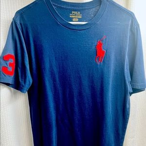 Polo Shirt - YXL - blue